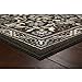 Maples Rugs Florence 2'6 x 3'10 Hallway Entry Kitchen Rugs Non Skid Washable Accent Area Mat [Made in USA], Coffee Brown