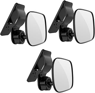 Milisten 3 Peças Espelho Retrovisor Acessórios Para Carrinho De Carro Assentos De Carro Espelho Retrovisor Grande Angular Espelho De Segurança Espelho Retrovisor Voltado Para Banco