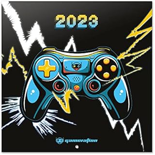 Official Gamer Wall Calendar 2023 12" x 12" FSC®| 12 Month Planner | Square Wall Calendar 2023 | Family Planner Calendar 2023 | Gaming Calendar 2023 | Gaming Gifts | Free Gaming Poster