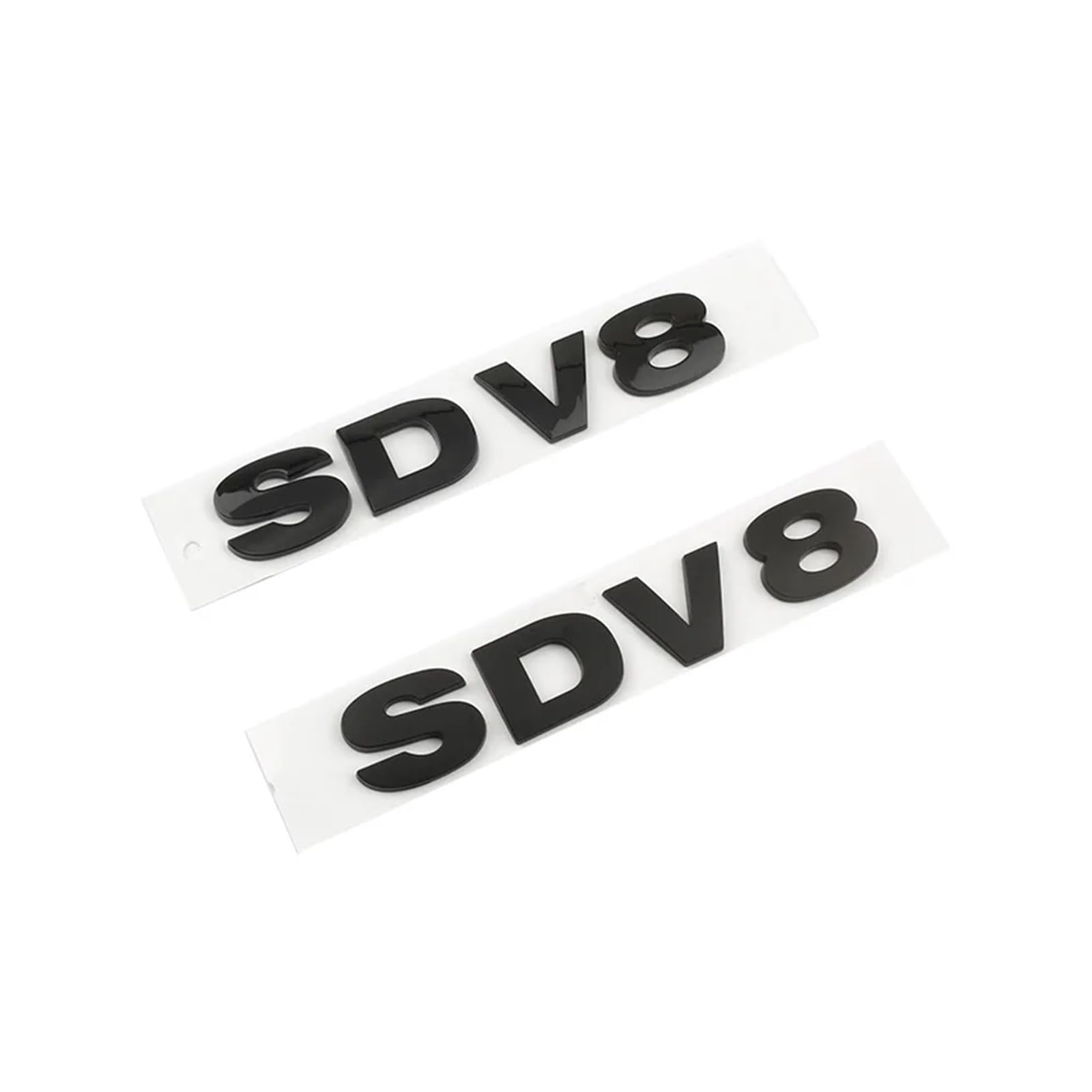 FEILUDE Style De Voiture Métal Sport Lettres Logo Emblème Coffre Arrière De Voiture Autocollant Autocollant Adapté Pour Land Range Rover SV Autobiography Discovery (couleur : Argent Avec Noir