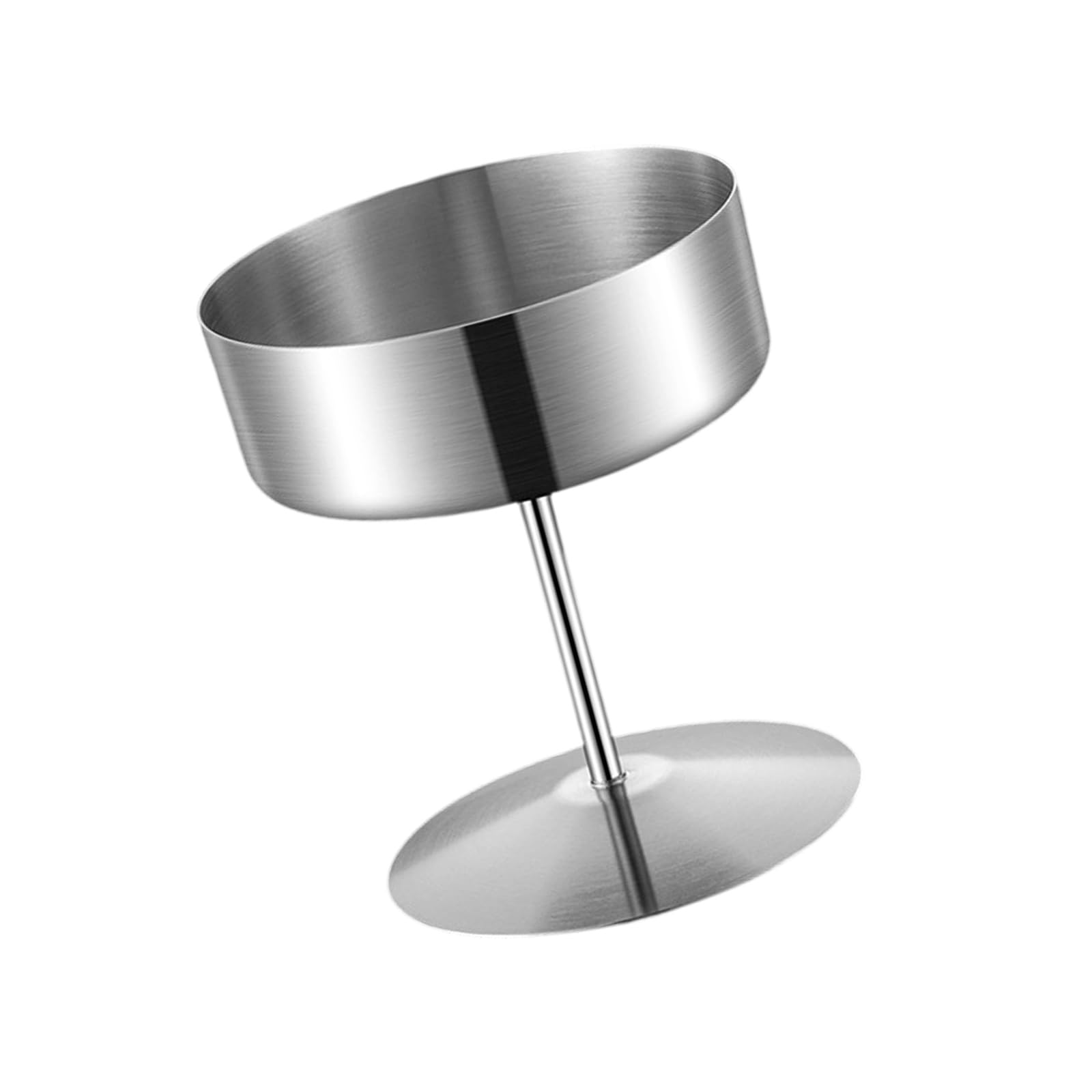 Nucelit Multipurpose Footed Stainless Steel Dessert Bowl Ice Cream Puddings Serving Cup for Restaurants and Family Gatherings Dishwasher Safe Puddings Cup