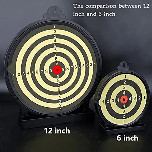 Acexier Training Target Airsoft Shooting Bb Paintball Buffer Sticky Target Paper 6/12 Inch For Gel Ball Tracer Tactical Accessories #TOP2