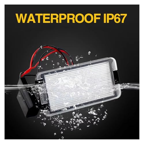 Luz matrícula coche LED para viajar de noche seguro en tu Seat Córdoba o Altea 4