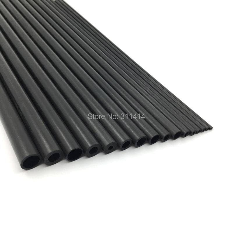 Rurka z włókna węglowego 2 mm/2,5 mm/3 mm/4 mm/5 mm/6 mm pusta do modelu latawca, samolotu zdalnie sterowanego, quadrocoptera DIY(8mmX4mm)