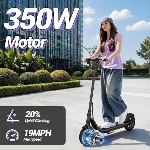 Image of Aovowheel Electric Scooter for Adults, Folding E Scooter with 250W-500W Motor 16-24 Mph Top Speed, Max 15-60Miles Long Range,Commuting Scooters with 6.5'' /8.5'' /10'' /14'' Tires, Dual Brakes