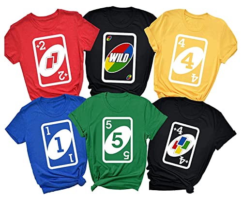 Card Costume Shirts, Group Matching Tshirt, Halloween Friends Shirt, Board Game Matching Group, Cousin - Friends Shirt, Family Matching T-Shirt Multicolor
