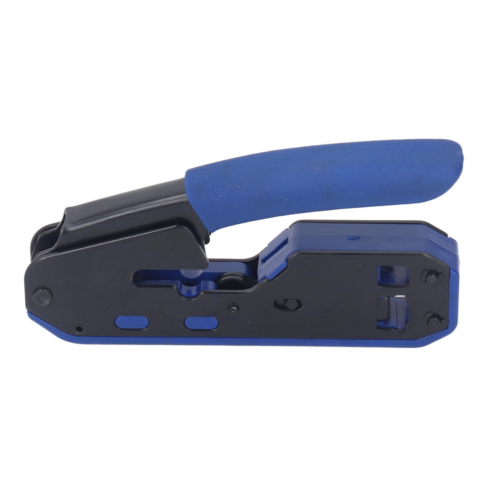Narzędzie do zaciskania RJ45 Wydajny zestaw do zaciskania Cat5e Cat6 Zaciskanie taśmy do cięcia kabli RJ45 RJ11 RJ12 Instalatorzy linii telefonicznej Przenośny uchwyt ze stali