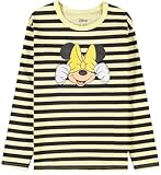 Gute Qualität Disney Girls Minnie Mouse Striped Crew Sweater-158/164 Pullunder, Blacks, 164