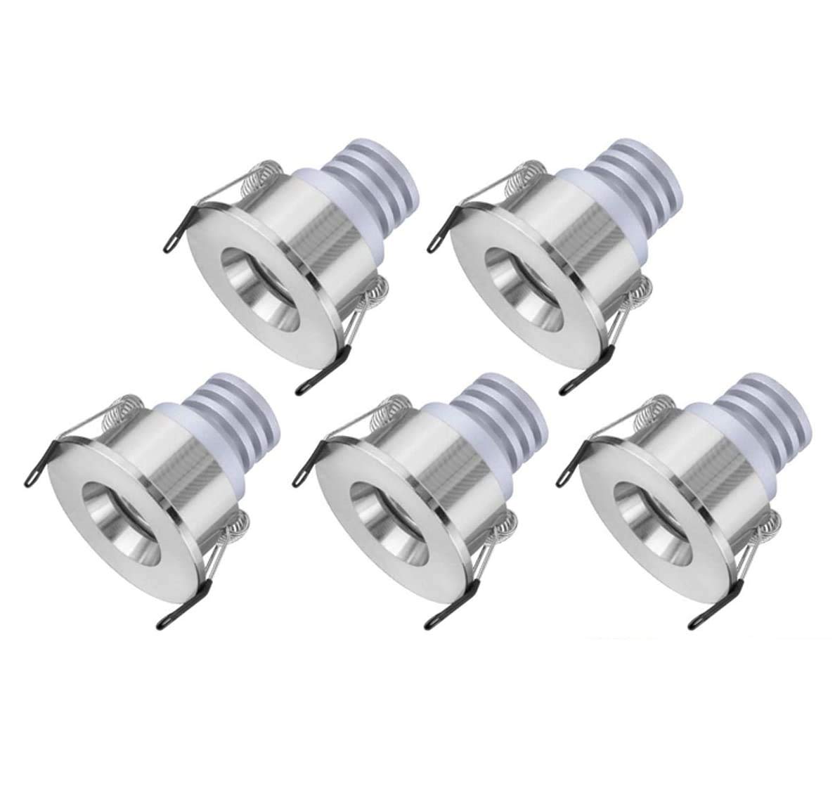 Elitlife Mini inbouwspots Minispot inbouwverlichting LED inbouwspots set van 5