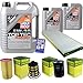 Produktbild QR-PARTS 69351180 Filter Set Inspektionspaket 7 Liter Motoröl Top Tec 4200 5W-30 MANN-FILTER Innenraumfilter Kraftstofffilter Luftfilter Ölfilter