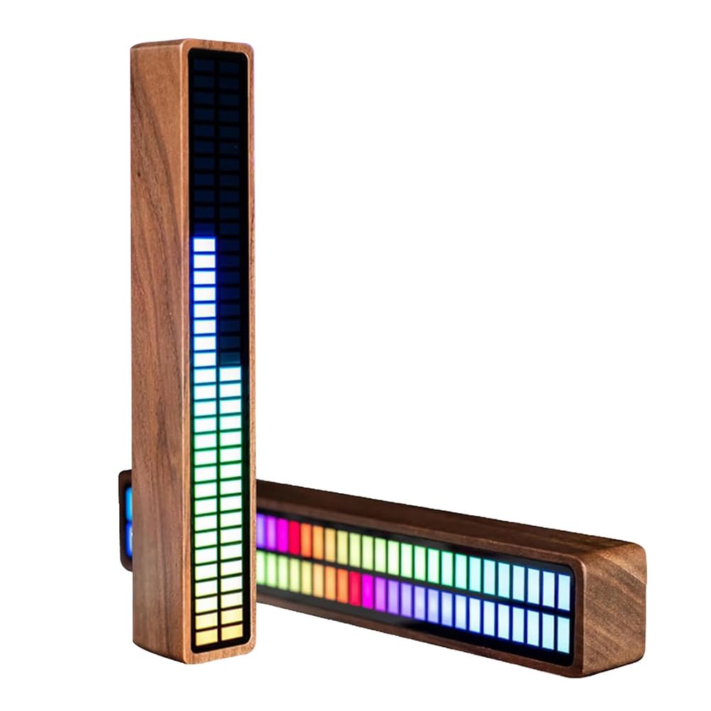 Luce ritmica musicale, LED Music Sync RGB luce con display dinamico e microfono integrato per studio e sala giochi