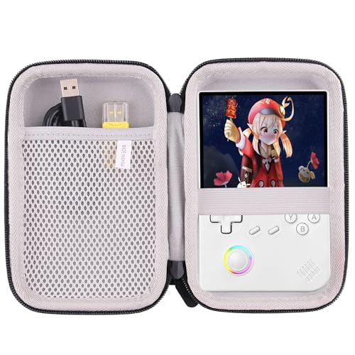 WAIYUCN Hard Carrying Case Compatible with RG40XX V/RG40XX/RG34XX/R36MAX Handheld Retro Game Consoles Case (gray)
