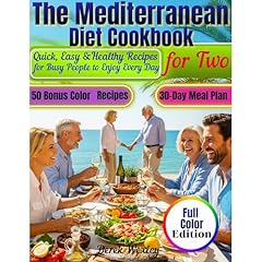 The Mediterranean Diet Cookbook for Two Audiolibro Por Derek Wexley arte de portada