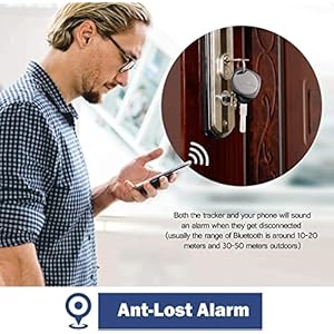   Focus-Key-Finder-Smart-Tracker-Anti-Lost-Alarm-Item-Locator-Wireless-for-Key-Phone-Wallet-Pet-Bluetooth-Tracking-Device-with-Replaceable-Battery-Gold-1-Pack
