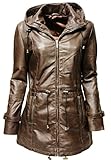 lederjacken24 retoure Der tailliert geschnittene Lederparka mit warmer Wattierung, Reißverschluss, Einschubtaschen mit Zipper und großen Kapuze ist die perfekt Wohlfühl-Lederjacke in der kalten Jahreszeit!