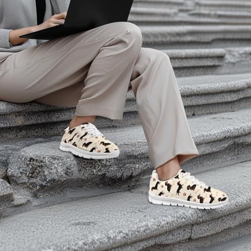 Image of Jeiento American Flag Shoes Men's Fashion Sneaker Sports Running Shoes Causal Travel Walking Flat Shoe Breathable