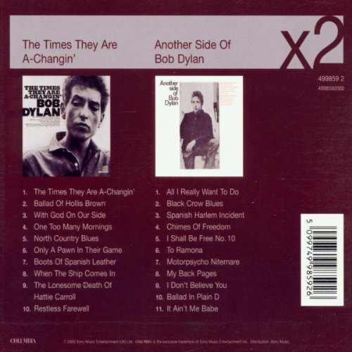 Coffret The Time There Are A Changin’ / Another Side Of Bob Dylan - Les Beatles, Paul McCartney, John Lennon, RIngo Starr, George Harrison Coffret The Time There Are A Changin' / Another Side Of Bob Dylan – Image 3