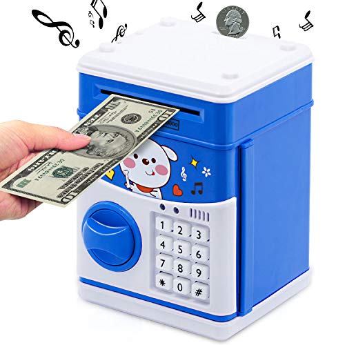 Electronic Piggy Bank, Piggy Bank for Boys, Money Bank for Adults with Password