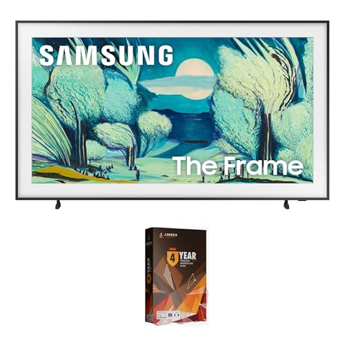Image of Samsung QN55LS03FAFXZA 55 Inch The Frame QLED 4K Art Mode Vision AI Smart TV with 4 Year Amber Protection Plan (2025)