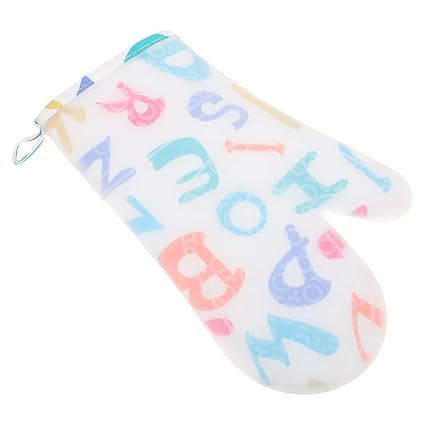 HEALLILY 1pc Oven Mitts, Durable Oven Glove, Heat Resistant Mitt, Anti- Slip Baking Grilling Mitt for BBQ Grill Baking Cooking Oven Microwave