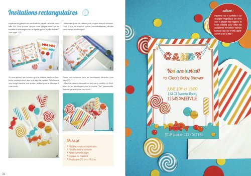 Les party printables: kits de fêtes avec plus de