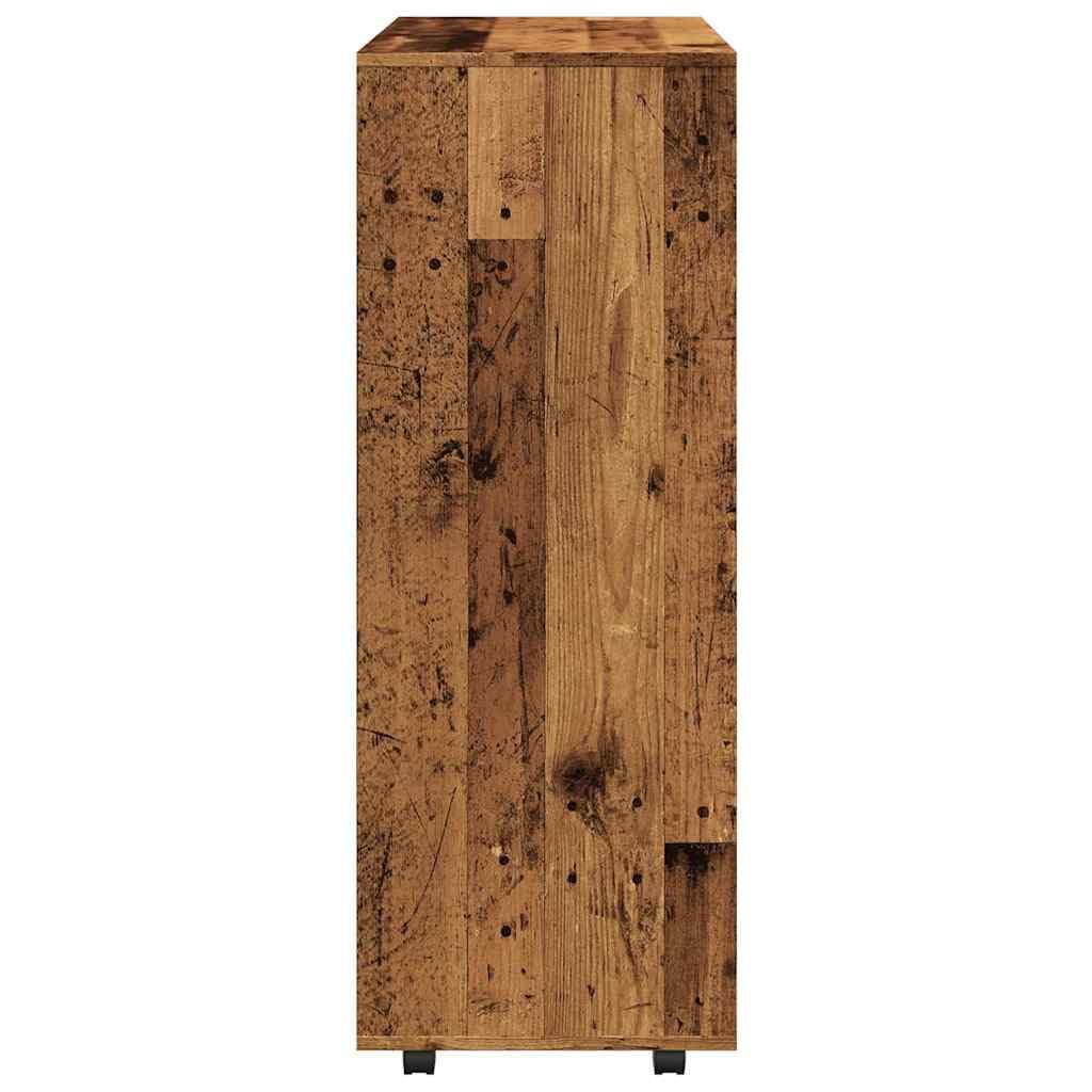 vidaXL Szafka, stare drewno, 80x40x110 cm, materiał drewnopochodny