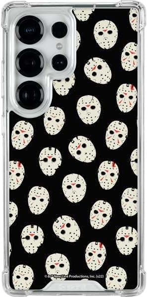 Skinit Clear Phone Case Compatible with Galaxy S25 Ultra - Officially Licensed Warner Bros Friday The 13th Jason Voorhees Design