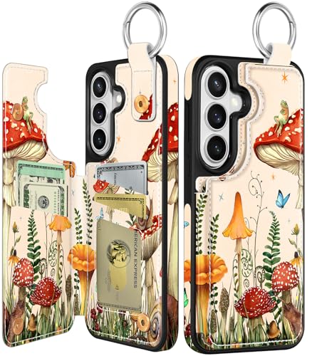Funda cartera Samsung Galaxy S26 Shorogyt con tarjetero y diseño de rana