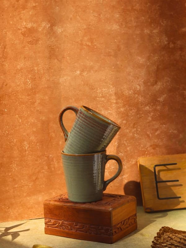 Image of WEAVING HOMES Coffee Mug (WEAVING HOMES Olive Coffee Mug)