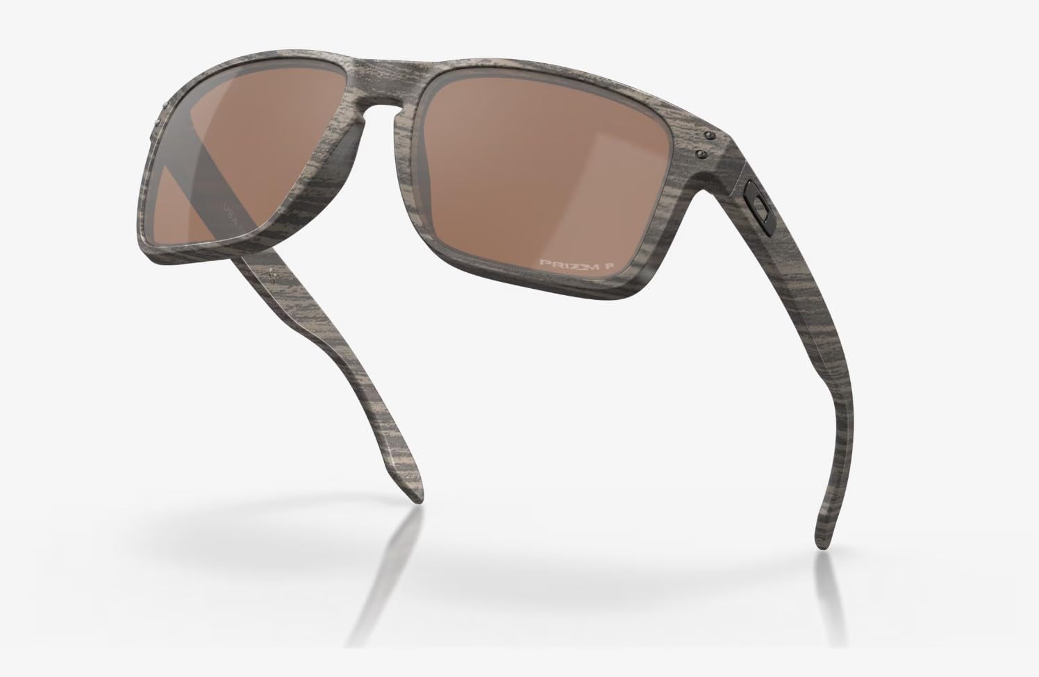 Oakley Holbrook XL Sunglasses Woodgrain with Prizm Tungsten Polarized Lens 59mm