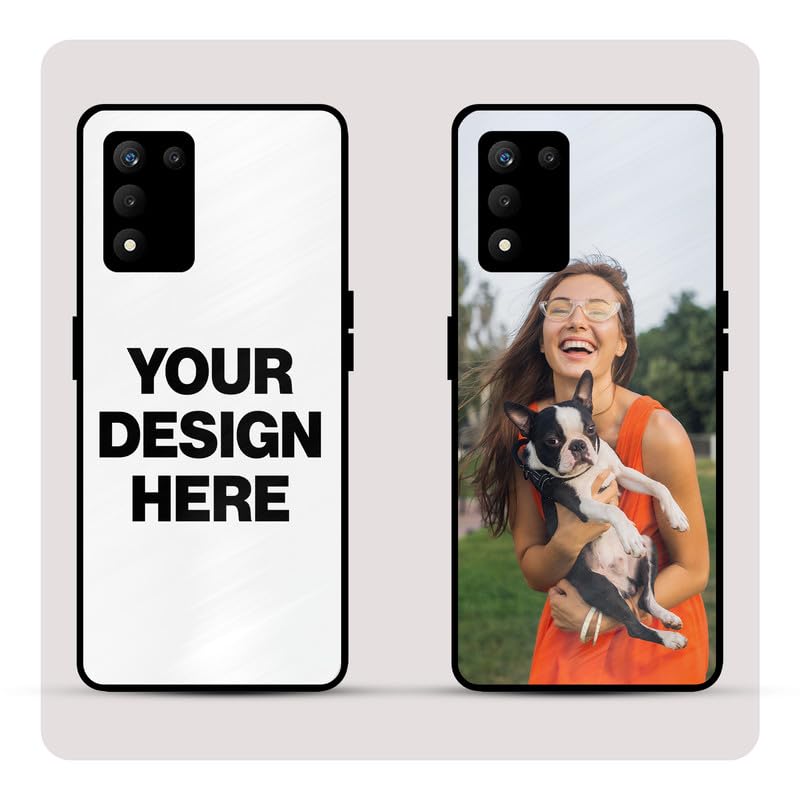 Image of Personalized Back Cover for Realme 9 SE | Custom Case with Name, Photo or Logo | PrintShield Hybrid with Soft TPU Grip & Scratch Protection