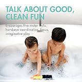Boon B11375 COGS Building Set (5pcs), Baby Bath, Suction Gears Bathtub Toy, Kids Water Play, Suitable for Boys and Girls Aged 12 Months and Older