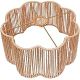 Hanging Pendant Lamp Shade,Boho Rattan Lampshade,Hand-Woven Wicker Light Shade for Floor Lamps,Table Lamps,Wall Sconces