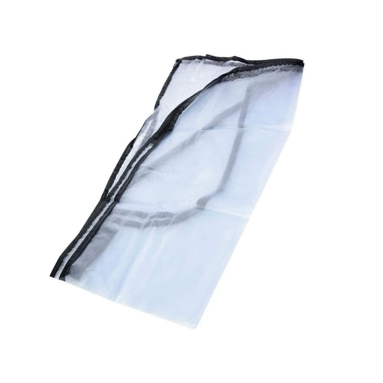 Leichte Pvc Regenhülle für Golfwagen Einfache Handhabung Transparente Schutzhülle als Regenschutz für Einkaufswagen oder Golfcart