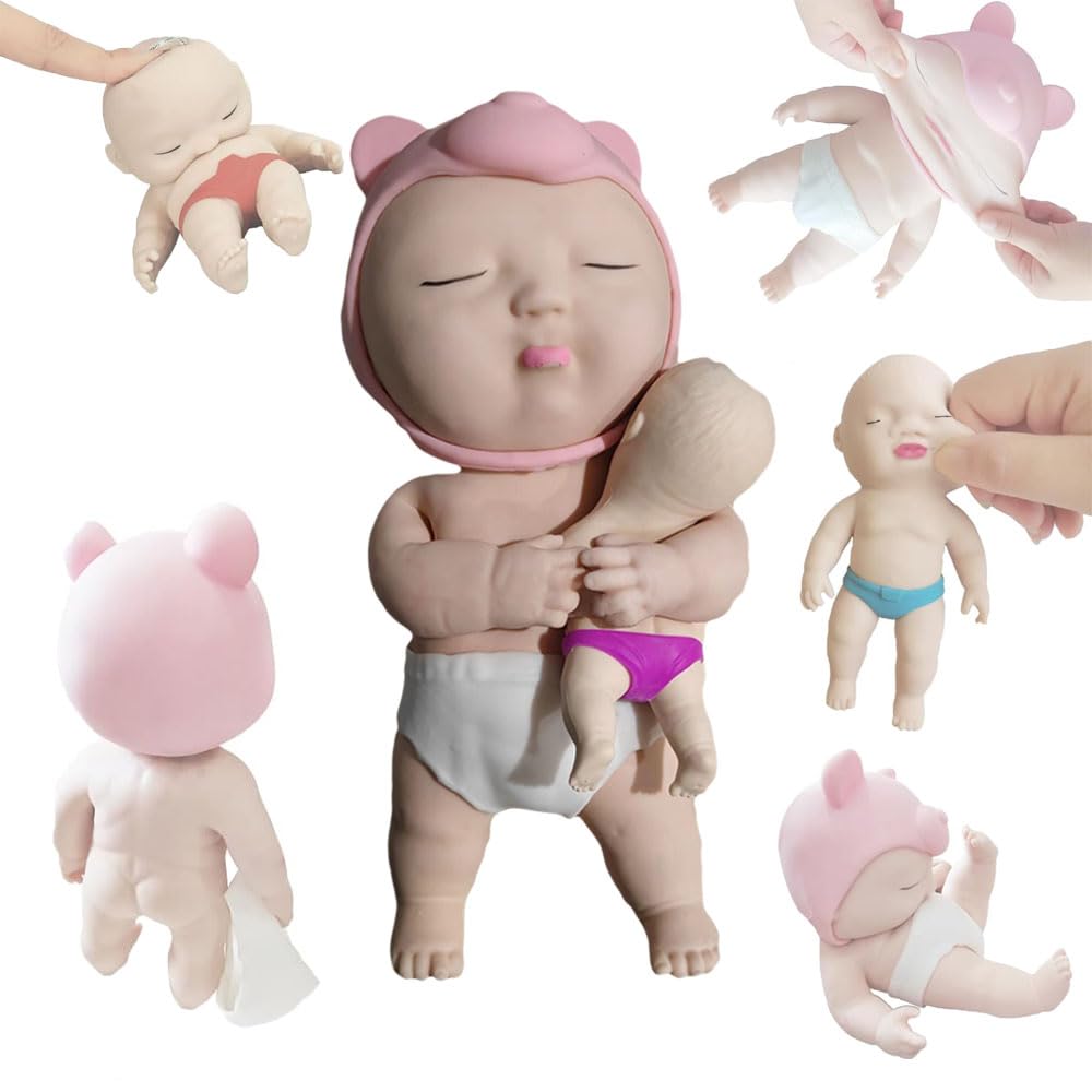 Amazon | アグリーベイビーズ スクイーズ 赤ちゃん 可愛い 玩具