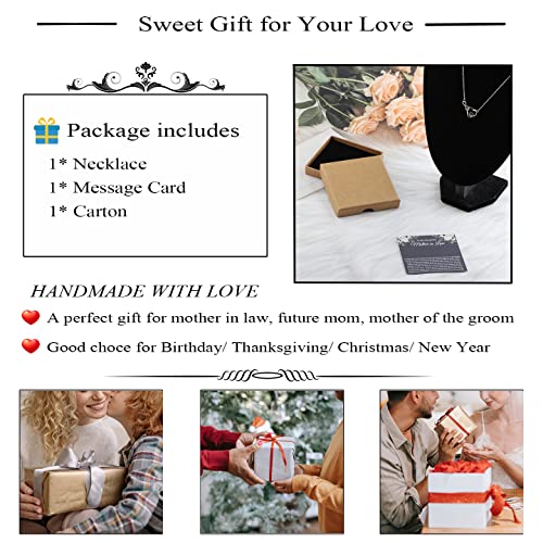 OKEYCH Mom Gifts To My Mother in Law Necklace from Daughter Future Mother In Law Jewellery Mother Of The Groom Gift Mothers Day Gift4