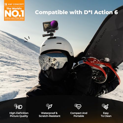 Image of K&F CONCEPT ND Filter Kit for DJI Osmo Action 6, CPL ND8 ND16 ND32