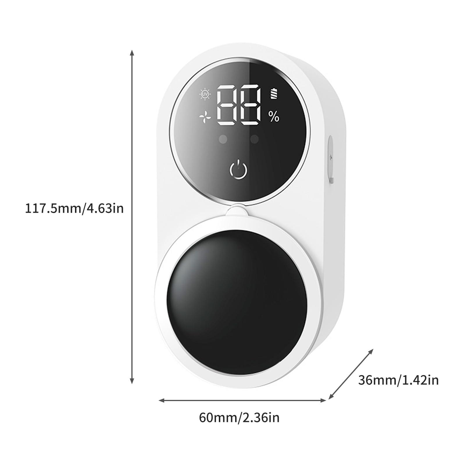 Dispositivo desinfectante UV para cepillos de dientes con soporte, sensor inteligente profundo, desinfectante de cepillos de dientes UV, organizador de esterilización para cepillo de dientes,
