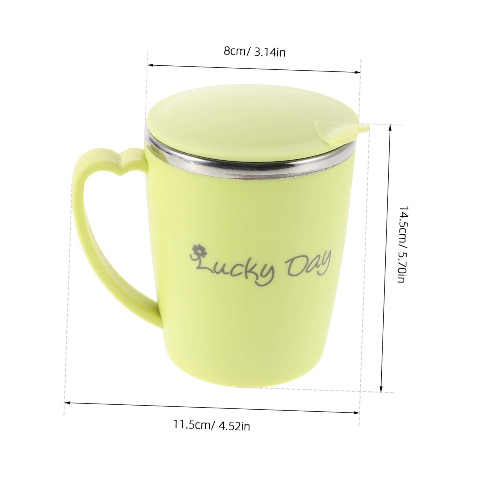 Hohopeti Inoxidable Vaso Silicona 350ml de Pajita de Acero Alimentación