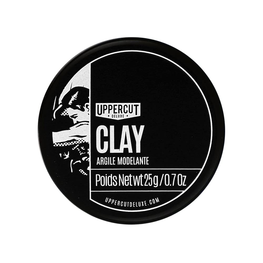 Uppercut Deluxe Clay Midi, Professional Water Based Product for a Natural Looking Finish, Srong Hold and Low Shine 25g