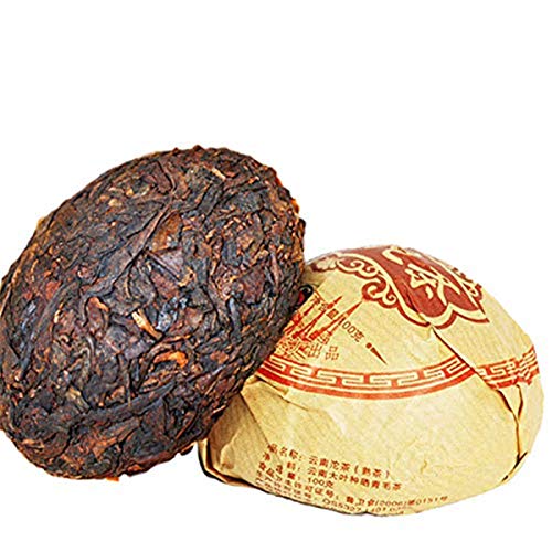 通用 100g de té Maduro Tuocha Premium Yunnan Puer, Materiales de árbol de té Viejo PU Erh, 1 Pieza de té - Imagen 3