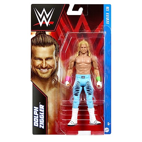 (チェイス・バリアント-ブルー) ドルフ・ジグラー – WWEシリーズ136 トイレスリングアクションフィギュア