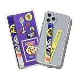 【ハイループ Highloop】スマホケース ハンドストラップ フィンガーストラップ 落下防止 ワイヤレス充電対応 phonestrap ディズニー (D_014トイストーリー（フォーキー）)