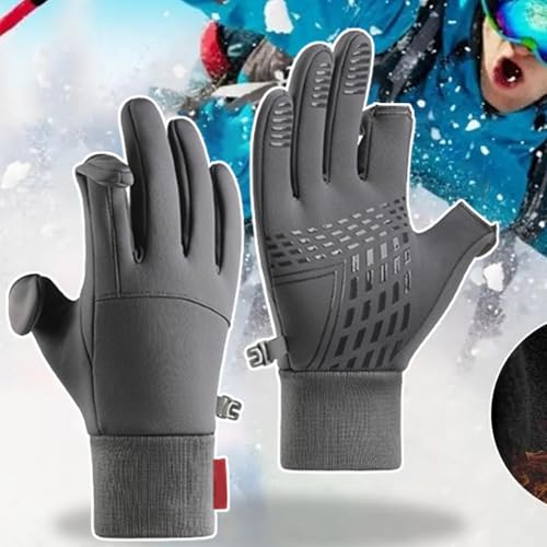 de caminhada, de inverno para mulheres - térmicas à prova de com design de 2 dedos cortados - quente