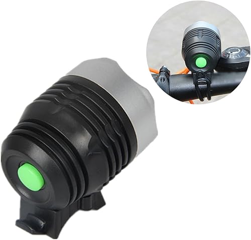 Miniatura 4 de Luxshiny Modo de faro de bicicleta de montaña, brillo ajustable, haz ancho para montar por la noche, lámpara frontal compacta para carretera ciudad