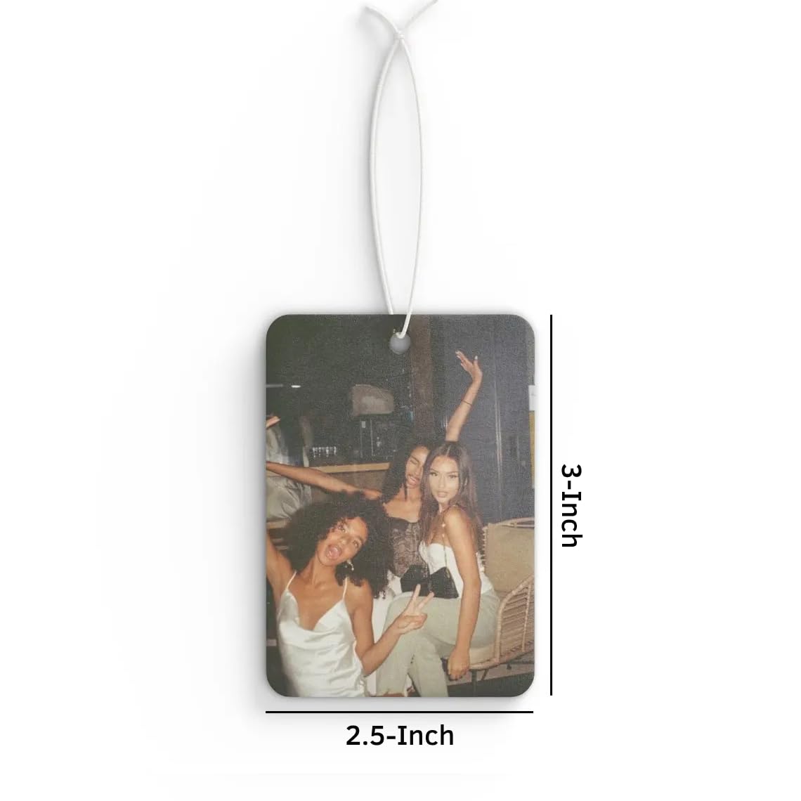 Couple Personalized Acrylic Car Hanger - Gift For Husband Wife, Anniversary Designed By Stirring Idell