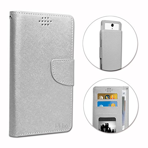 - Custodia a portafoglio per Samsung Galaxy SCL ngvanqwertyn pelle con porta carte e impunture a vista