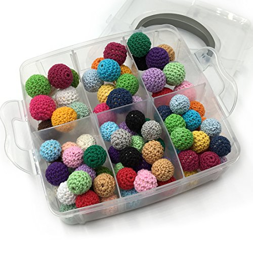 Coskiss DIY Enfermería Combinación de Joyería Mezclado de Color Crochet Beads Blending Creative libertad Baby Teether juguetes conjunto Combinación (A118)