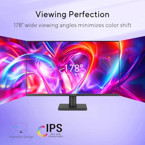 Image of ASUS 24 inch Monitor, FHD(1920x 1080), 120Hz, 1ms, Adaptive-Sync, 99% sRGB, Anti-Glare, Eye Care, VESA Mountable, Speakers, HDMI, DisplayPort, VGA, Frameless, Tilt Adjust, Black, for Office and Gaming