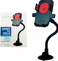 SUPORTE AUTOMOTIVO PARA CELULAR COM HASTE FLEXIVEL E VENTOSAS